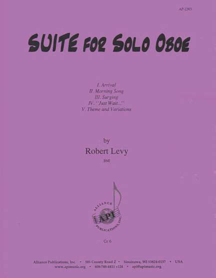 Robert Levy: Suite for Solo Oboe