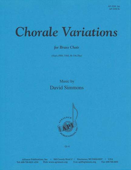 Chorale Variations For Brass Choir - Set