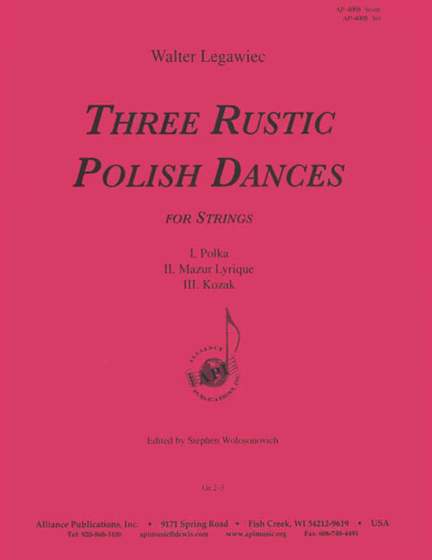 Three Rustic Polish Dances For Strings - Set