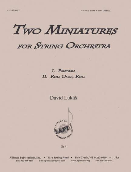 Two Miniatures For Stg Orch - Set