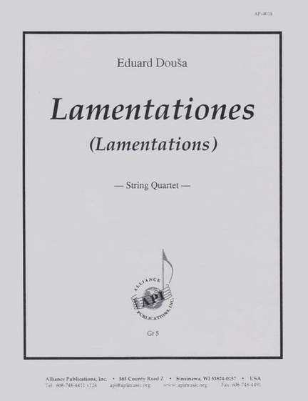 Lamentationes - Stg Quartet