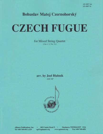 Czech Fugue For String Quartet - Set