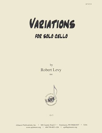 Robert Levy: Variations for Solo Cello
