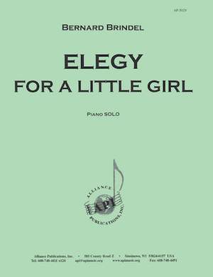 Bernard Brindel: Elegy for a Little Girl