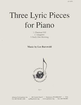 Lee Burswold: Three Lyric Pieces for Piano