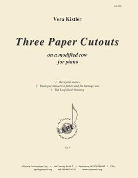 Vera Kistler: Three Paper Cutouts on a Modified Row for Piano