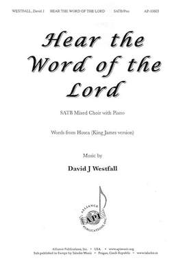 David J. Westfall: Hear the Word of the Lord