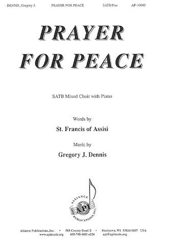 Paul Paviour: Prayer for Peace