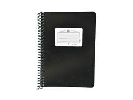Marschmappe schwarz hoch 9x13 cm 15 Taschen