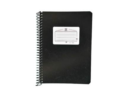 Marching band folder black with 15 inserts