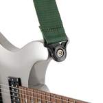 D'Addario Auto Lock Guitar Strap, Green Product Image