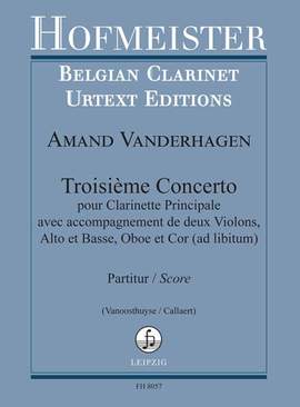Amand Vanderhagen: Troisième Concerto