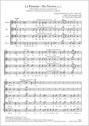 Wolf Ferrari, Ermanno: La Passione, op. 21
