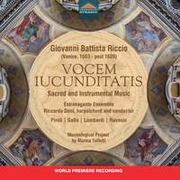 Giovanni Battista Riccio, Vocem iucunditatis