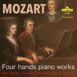 MOZART: Four hands piano works, John Bryden, Thomas Uhlmann, Andrew Wendon