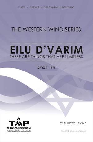 Elliot Z. Levine: Eilu D'Varim