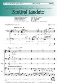 John Cornish: Festival Laudate