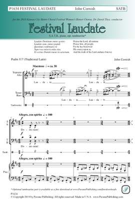John Cornish: Festival Laudate