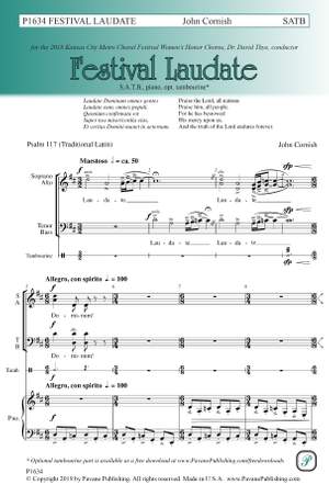 John Cornish: Festival Laudate