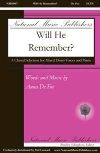 Anne De Foe: Will He Remember