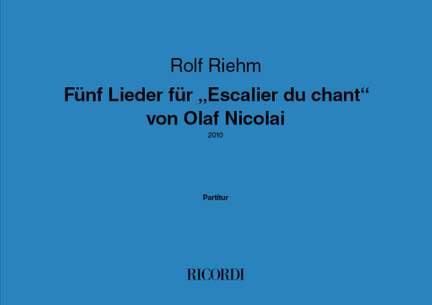 Rolf Riehm: Fünf Lieder