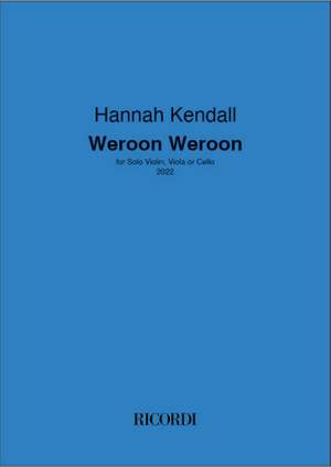 Hannah Kendall: Weroon Weroon