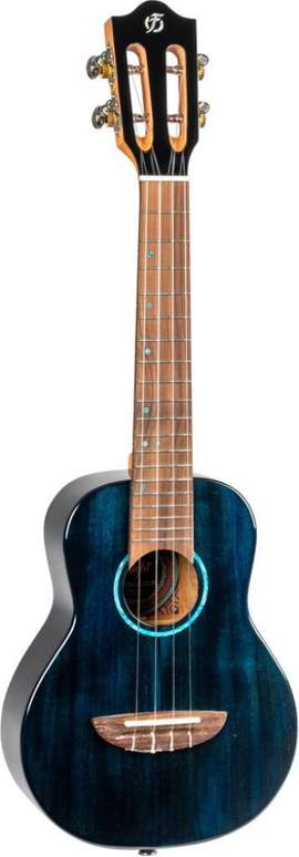 Iris Concert Tinta Ukulele - Trans Blue