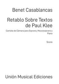 Benet Casablancas: Retablo sobre textos de Paul Klee