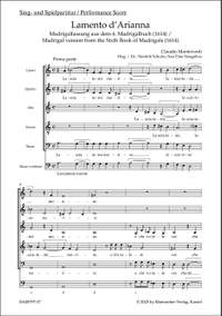 Monteverdi, Claudio: Lamento d'Arianna for 5 parts (SSATB) and basso continuo
