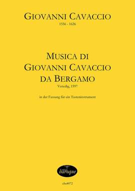 Cavaccio, G: Musica di Giovanni Cavaccio da Bergamo