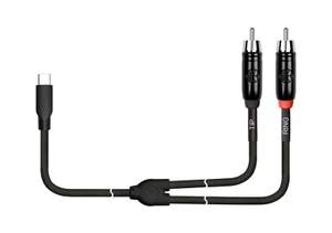 Kirlin USB Y-Cable Patch Cable Type-c Plug - 2x RCA