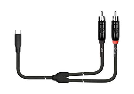 Kirlin USB Y-Cable Patch Cable Type-c Plug - 2x RCA