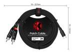 Kirlin USB Y-Cable Patch Cable Type-c Plug - 2x RCA Product Image