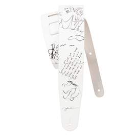 D'Addario Lennon Art Series Leather Strap, John & Yoko