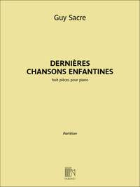 Guy Sacre: Dernières Chansons Enfantines