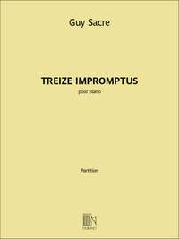 Guy Sacre: Treize Impromptus