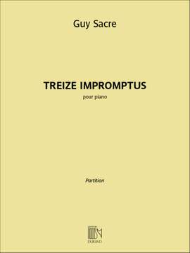 Guy Sacre: Treize Impromptus