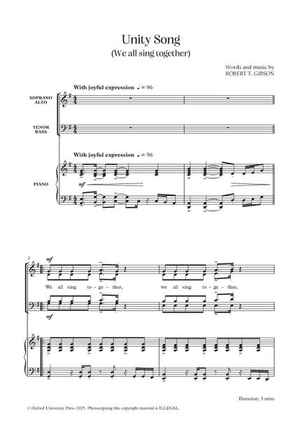 Gibson, Robert T.: Unity Song