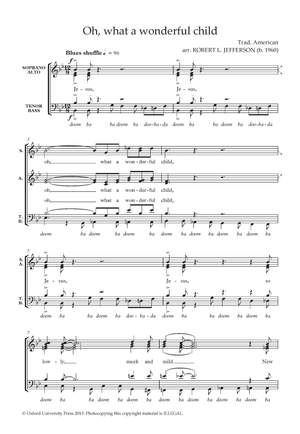 Jefferson, Robert L.: Oh, what a wonderful child