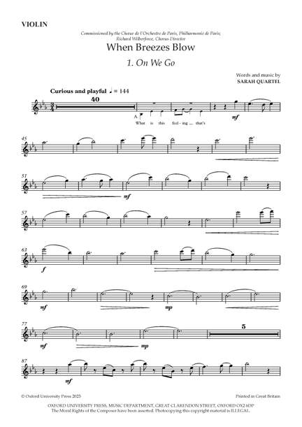 Quartel, Sarah: When Breezes Blow