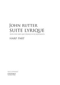 Rutter, John: Suite Lyrique