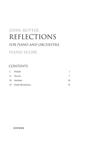 Rutter, John: Reflections