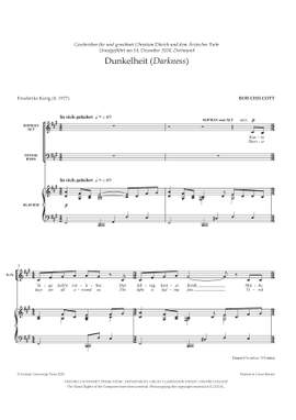 Chilcott, Bob: Dunkelheit