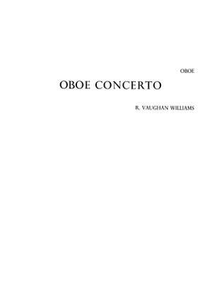 Vaughan Williams, Ralph: Concerto for oboe and strings