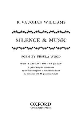 Vaughan Williams, Ralph: Silence and Music