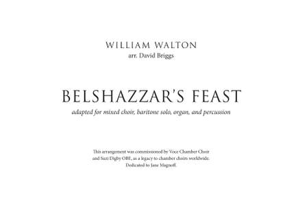 Walton/Briggs: Belshazzar's Feast
