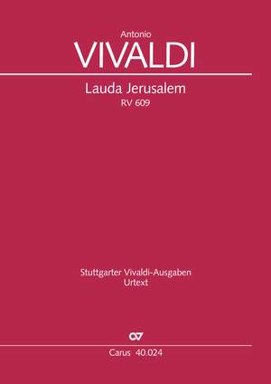 Vivaldi, Antonio: Lauda Jerusalem, RV 609