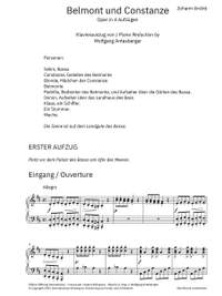 André, Johann: Die Entführung aus dem Serail oder Belmont und Constanze, Singspiel in 4 Akten, ed. by W. Antesberger