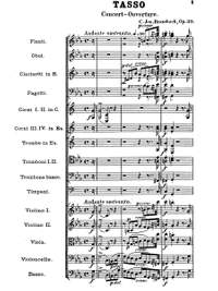 Brambach, Caspar Joseph: Tasso Konzertouvertüre für Orchester op. 30 (1874)
