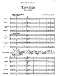 Brandts-Buys, Jan: Tancred Op. 35 for Cello and Small Orchestra